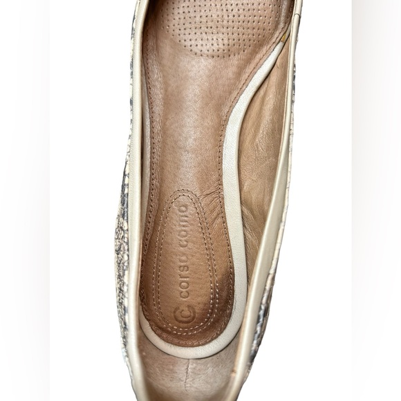 CORSO COMO Julia python pointed toe ballet flats shoe snake leather sz 7.5 EUC - Picture 4 of 7